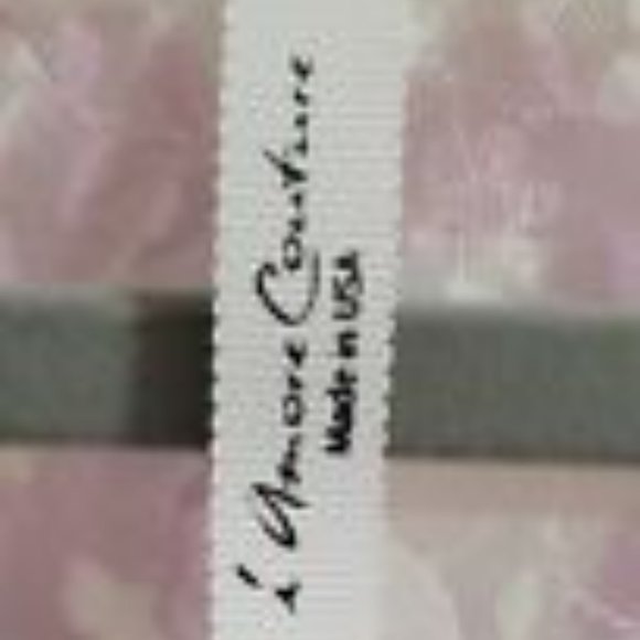 Women's Size L Top L Shades/Lavenders 100% Nylon Blouse Top by AMORE COUTURE - Picture 5 of 6